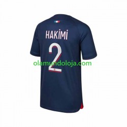 Camisola Paris Saint-Germain Hakimi 2 Homem Equipamento Primeiro 2023-2024 Manga Curta